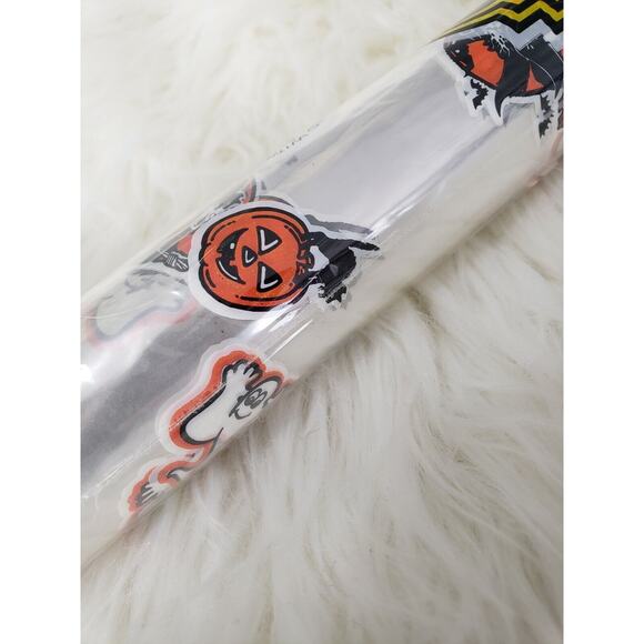 VINTAGE TRANSLUCENT Halloween Ghost Witch Wrapping Paper Gift Wrap Party Retro - Picture 10 of 10